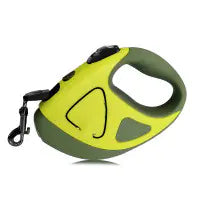 Automatic Retractable LED Dog Leash with Fiber Rope