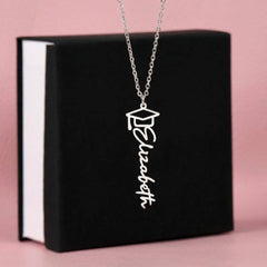 Graduation Cap Name Necklace