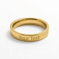 Personalized Engraved women's ring