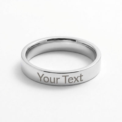 Personalized Engraved women's ring