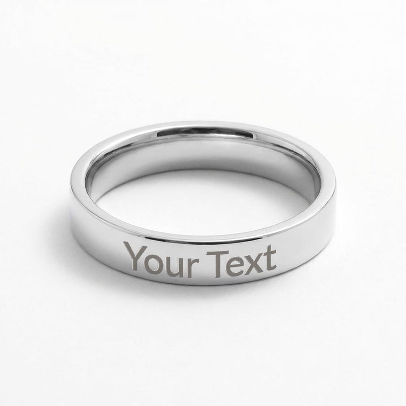 Personalized Engraved women's ring