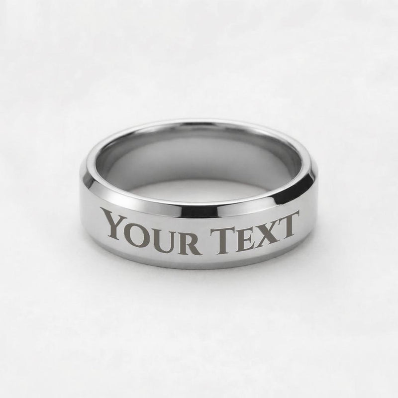 Personalized Engraved Men's Ring