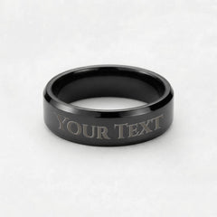Personalized Engraved Men's Ring