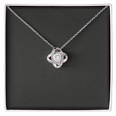 Love Knot Necklace (silver or gold)