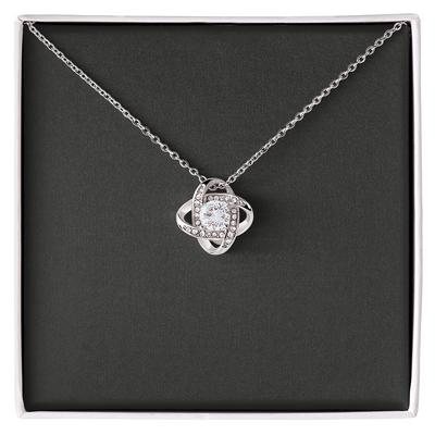 Love Knot Necklace (silver or gold)