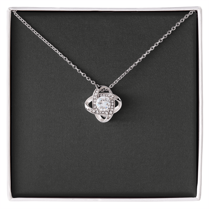 Love Knot Necklace (silver or gold)