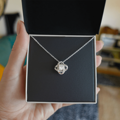 Love Knot Necklace (silver or gold)