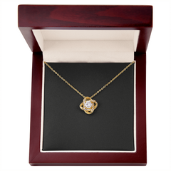 Love Knot Necklace (silver or gold)