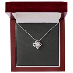 Love Knot Necklace (silver or gold)
