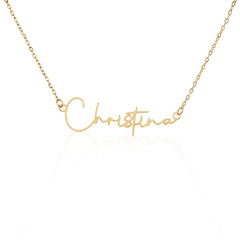 Signature Style Custom Name Necklace