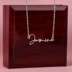Signature Name Custom Necklace